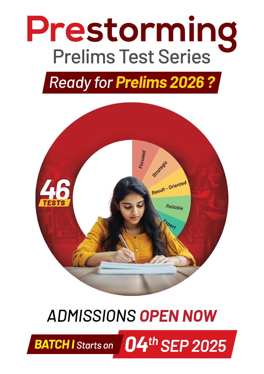 UPSC Prelims Test Series 2026 | Prestorming Test