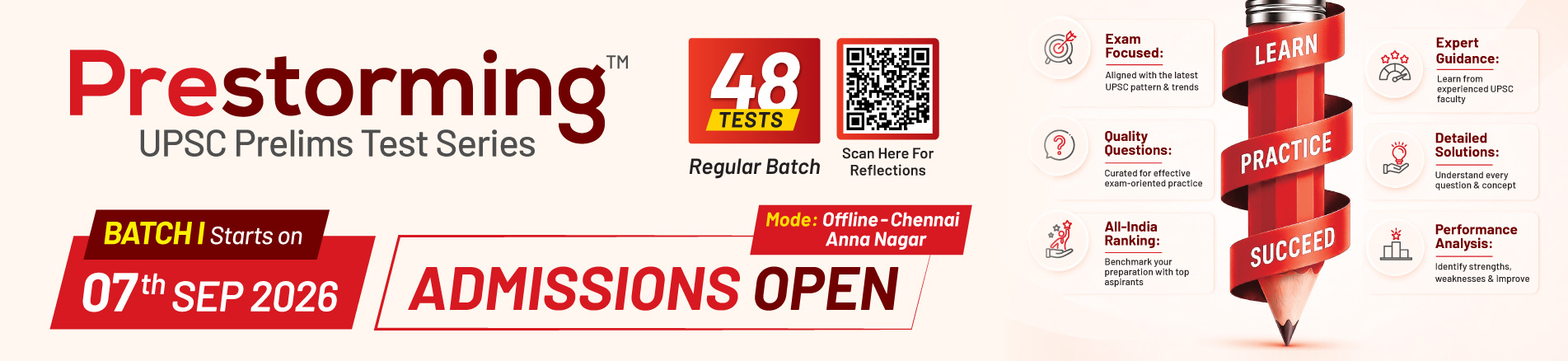 UPSC Prelims Test Series 2027 | Prestorming Test UPSC Prelims Test Series 2027 | Prestorming Test