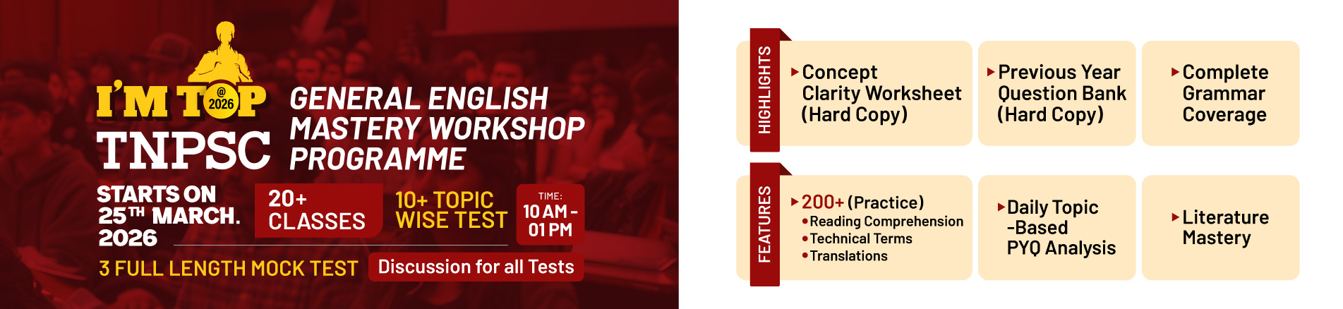 Group II/II-A banner