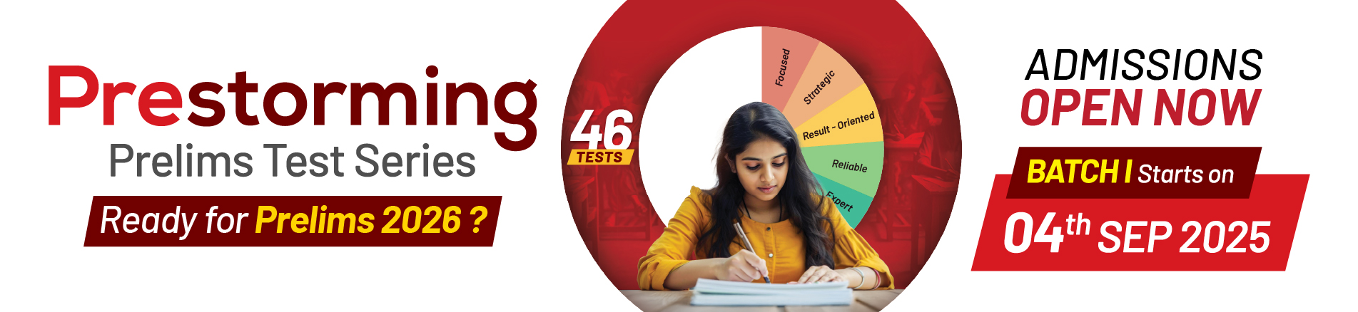 UPSC Prelims Test Series 2026 | Prestorming Test