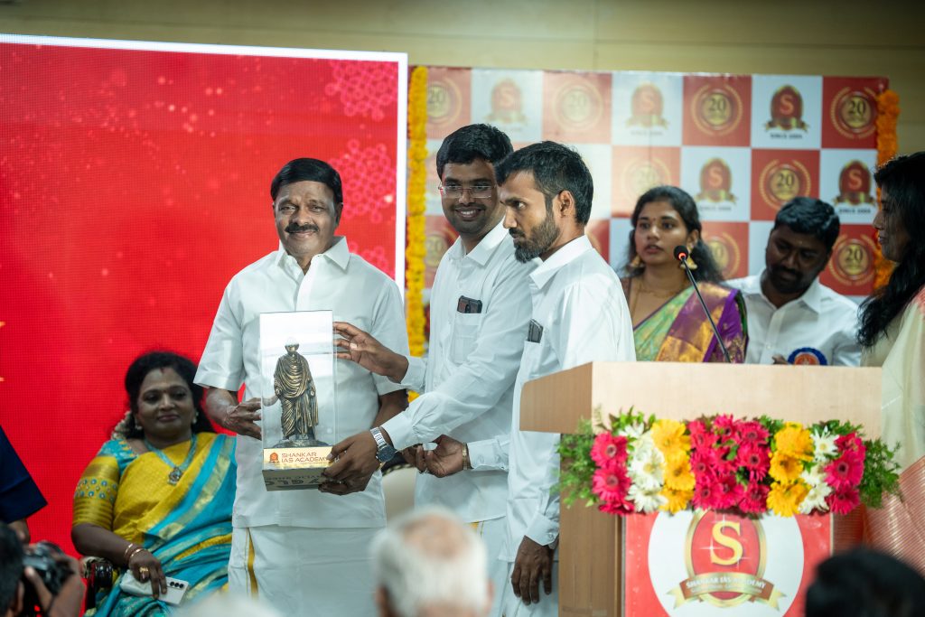 A.C. Shanmugam, former MLA and MP, founder and chancellor of ACS Medical college and hospital