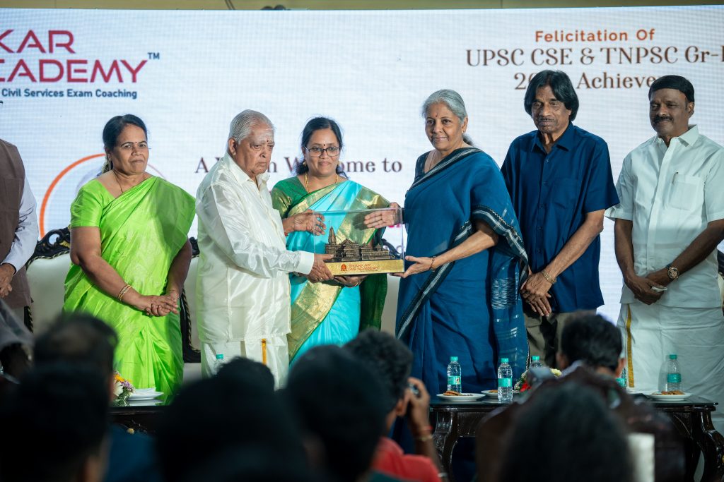 Smt. Nirmala Sitharaman, Hon’ble Union Minister of Finance and Corporate Affairs.